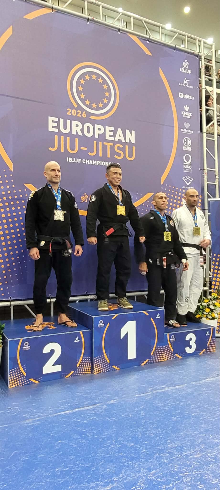 Krzysztof Łukaszewicz na Mistrzostwach Europy IBJJF w Lizbonie